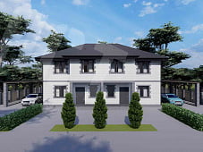 Двухэтажный дом для двух семей по 3-6 человек проект W-138