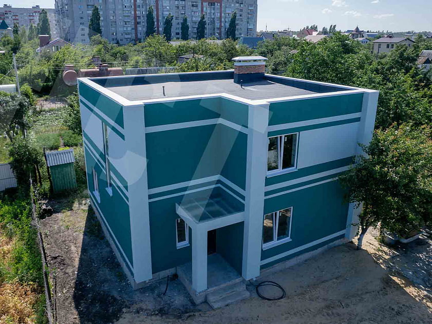 Проект двухэтажный дом в стиле хайтек проект p-203